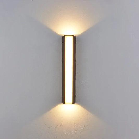 Pumous M001 LED Wall Lamp – Waterproof Aluminum Outdoor/Indoor Sconce (IP65, Modern Minimalist)
