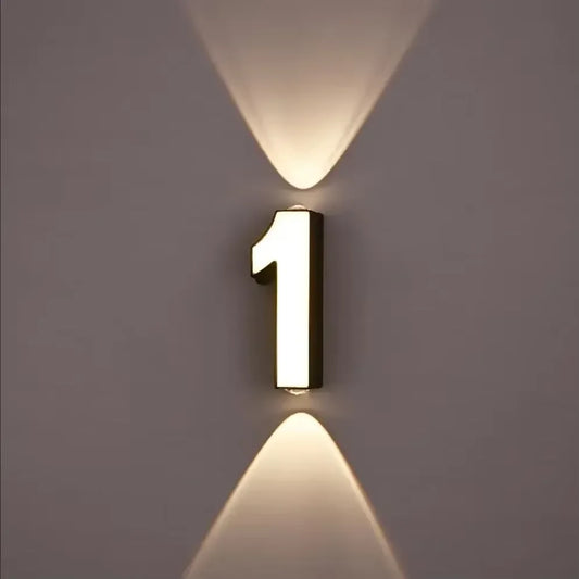 Pumous M001 LED Wall Lamp – Waterproof Aluminum Indoor/Outdoor Fixture (IP65, 7W, Modern Minimalist)