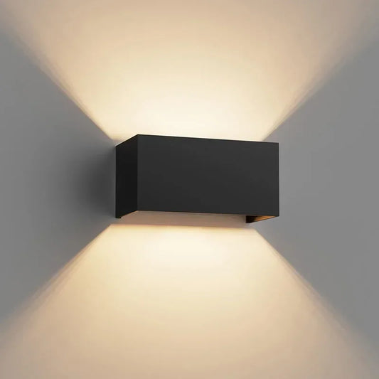 Pumous M001 LED Wall Lamp – Waterproof Aluminum Outdoor/Indoor Light Fixture (IP65, 12W/24W, Contemporary)