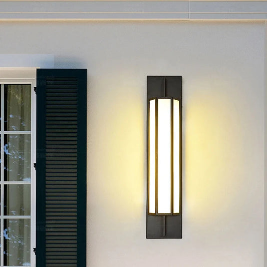 Pumous M-052 Outdoor Wall Lamp – IP65 Stainless Steel LED Sconce for Garden, Porch & Villa Lighting