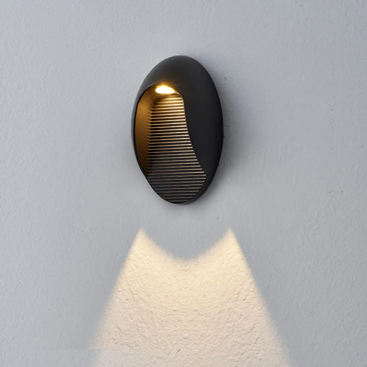 Pumous AU78 Dimmable LED Wall Lamp – Modern IP65 Waterproof Aluminum Up & Down Light for Indoor & Outdoor Use