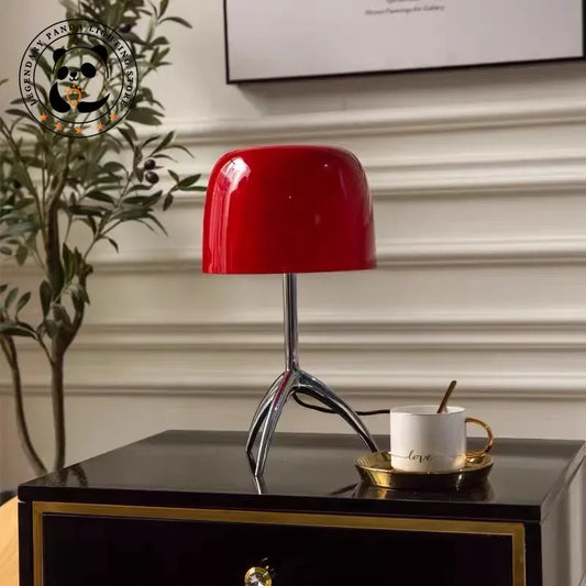 Copper Glass Table Lamp – Italian Modern Bedside or Desk Light
